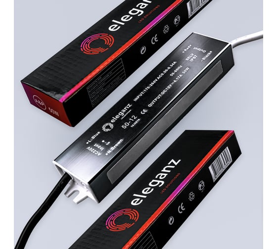 Блок питания Eleganz 12V 50W герметичный IP67 1116
