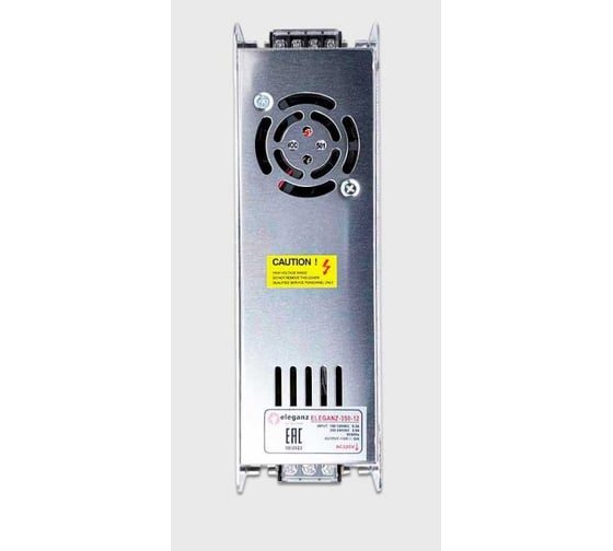 Блок питания Eleganz 12V 350W негерметичный узкий IP20 1112