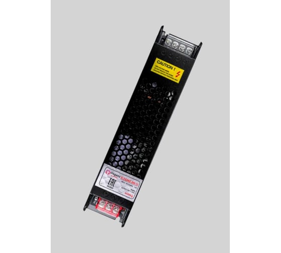 Блок питания Eleganz 12V 200W негерметичный СВЕРХУЗКИЙ IP20 1107 1