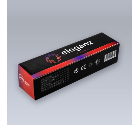 Блок питания ELEGANZ 24V 60W негерм., узкий IP20 EL-0019