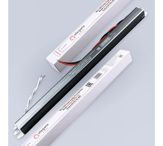 Блок питания Eleganz 12V 48W КАРАНДАШ негерметичный узкий IP20 1102
