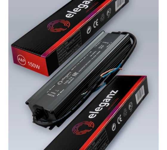 Блок питания ELEGANZ 24V 150W герм., узкий IP67 EL-0600