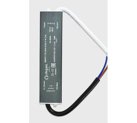 Блок питания Eleganz 12V 30W герметичный IP67 1111