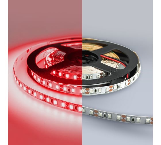 Светодиодная лента Eleganz LUX 2835 120 LED 9.6W/M 12V КРАСНАЯ IP20 EL-LS-96R 1