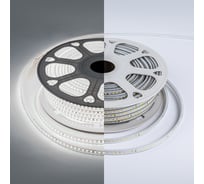 Светодиодная лента Eleganz LUX 2835 120 LED 9.6W/M 8mm 220V холодная 6000К 50м бухта 2214
