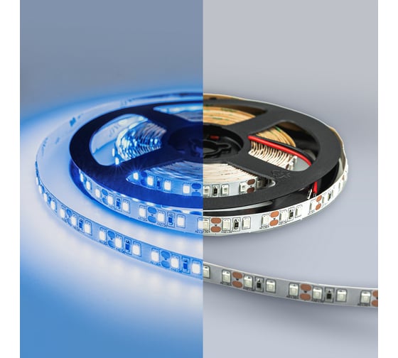 Светодиодная лента Eleganz LUX 2835 120 LED 9.6W/M 12V СИНЯЯ IP20 EL-LS-96B