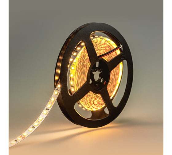 Светодиодная лента Eleganz LUX 2835 120 LED 9.6W/M 12V теплая 3000К IP20 EL-LS-96WW