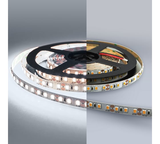 Светодиодная лента Eleganz LUX 2835 120 LED 9.6W/M 12V холодная 6000К IP20 EL-LS-96W