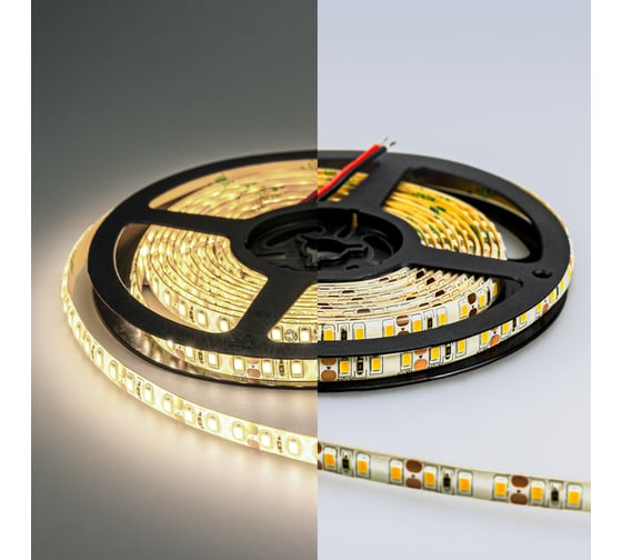 Светодиодная лента Eleganz LUX 2835 120 LED 9.6W/M СИЛИКОН IP65 12V нейтральная 4500К EL-LS65-96N