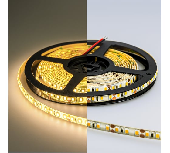 Светодиодная лента Eleganz LUX 2835 120 LED 9.6W/M СИЛИКОН IP65 12V теплая 3000К EL-LS65-96WW