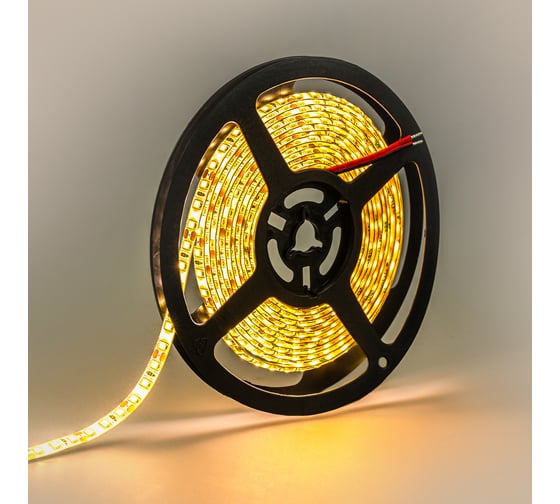 Светодиодная лента Eleganz LUX 2835 120 LED 9.6W/M СИЛИКОН IP65 12V теплая 3000К EL-LS65-96WW