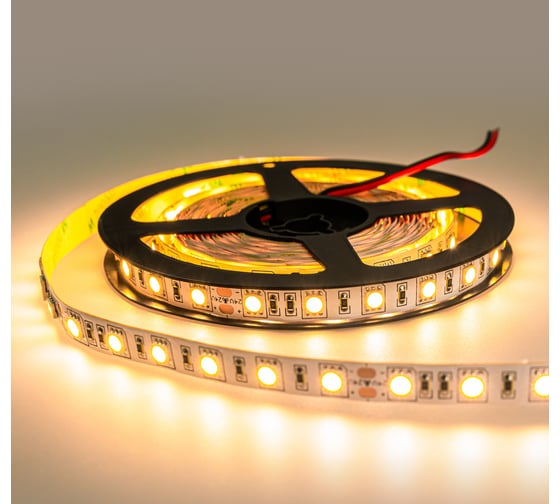 Светодиодная лента Eleganz LUX 24V 5050 60 LED 14,4W/M Теплая 3000К EL-24V-14WW