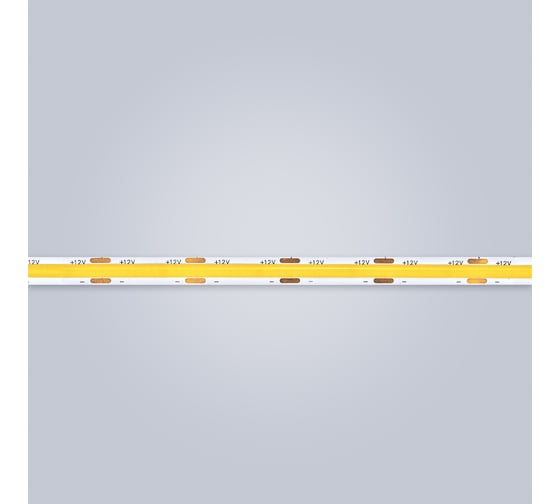 Светодиодная лента Eleganz LUX COB 9W/M 12V, 512 диод/м, 110Лм/Вт, холодная 6000К ширина 8мм 990086