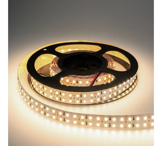 Светодиодная лента Eleganz LUX 2835 240 LED 19.2W/M 12V нейтральная 4500К IP20 ДВУХРЯДНАЯ EL-LS-19N