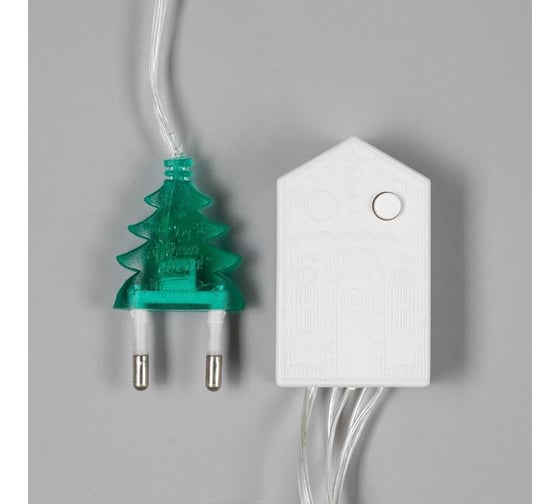 Гирлянда-нить Luazon ECO, IP20, 10 м, Н.С. LED-100-220V, 8 режимов, МУЛЬТИ 3556779