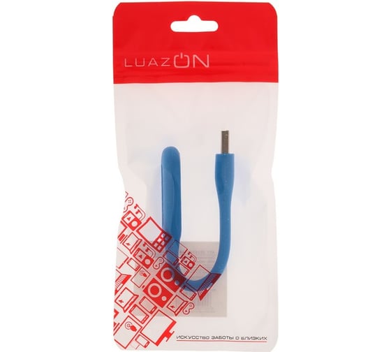 Светодиодный светильник Luazon USB, гибкий, 5 ватт, 6 диодов, синий 3916248