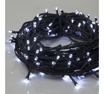 Гирлянда-нить Luazon ECO, IP20, 20 м, Н.Т. LED-200-220V, 8 режимов, БЕЛЫЙ 3556812