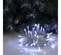 Гирлянда-нить Luazon ECO, IP20, 4 м, Н.С. LED-40-4.5 V, 3*АА (в комплект не входят), 2 режима, БЕЛЫЙ 1080362