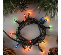 Гирлянда-нить Luazon, 1.2 м, Н.Т. 20 ламп, 220V, фиксинг, МУЛЬТИ 187153