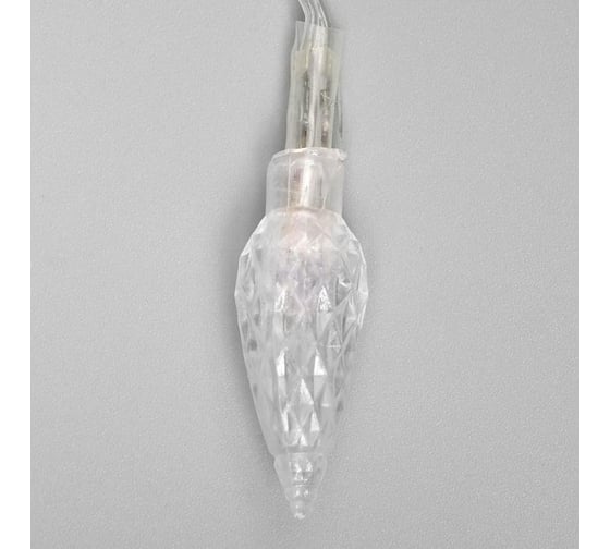 Гирлянда-нить Luazon, 5 м, с насадками Шишки, Н.С. LED-20-220V, мигание, МУЛЬТИ 185508