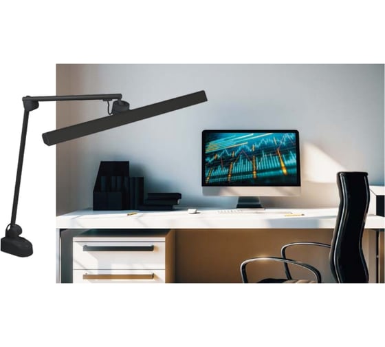 Светильник настольный светодиодный Uniel ULM-D116 18W/3000-6500K/DIM BLACK UL-00011748