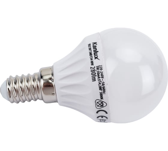 Светодиодная лампа KANLUX BILO 3W, T, SMD, E14 WW 23040