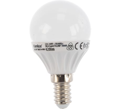Светодиодная лампочка KANLUX BILO 5W, T, SMD, E14, WW 23042