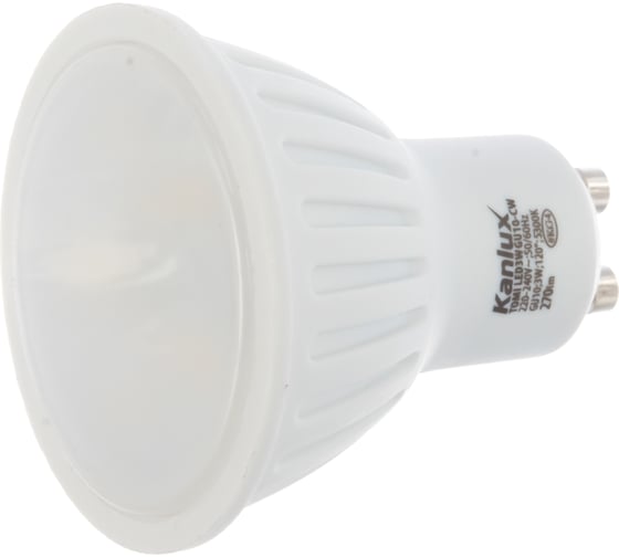 Светодиодная лампочка KANLUX TOMI, LED, 3W, GU10-CW 22703 1