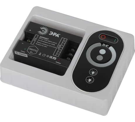 Диммер для светодиодной ленты ЭРА Dimmer12/24V288/576IP20RF с радио пультом Б0061115