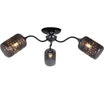 Потолочная люстра IMEX 3х60Вт, E27 MD.3596-3-S BK+CH