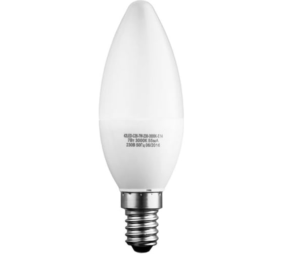 Светодиодная лампа Sweko 5 шт. 42LED-C35-7W-230-3000K-E14 1