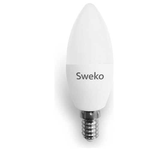 Светодиодная лампа Sweko 5 шт. 42LED-C35-10W-230-6500K-E14
