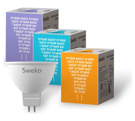 Светодиодная лампа Sweko 42LED-MR16-7W-230-6500K-GU5,3-P_5