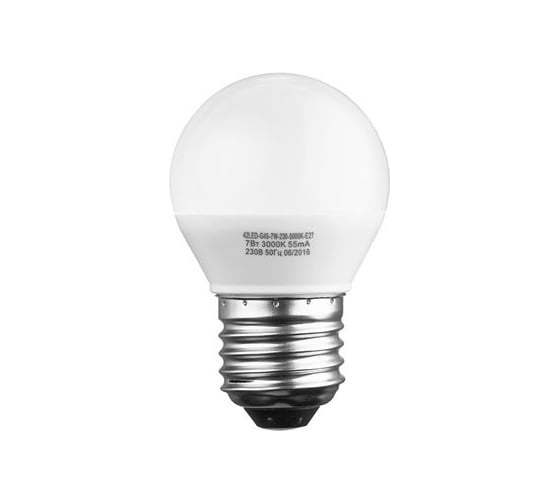 Светодиодная лампа Sweko 42LED-G45-7W-230-3000K-E27_5
