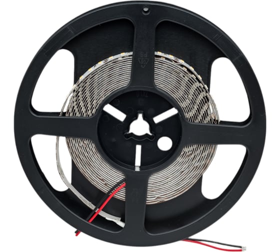 Светодиодная лента GTV FLASH 2835, 600 LED, 12V, IP20, 60W, 10MM, 5M, 2 ПРОВОДА, ЦВЕТ ТЁПЛЫЙ БЕЛЫЙ LD-2835-600-20-CB