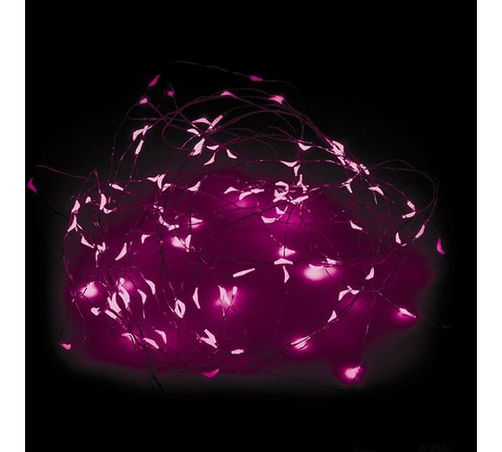 Электрогирлянда Волшебная страна дождик Pink 004291 1