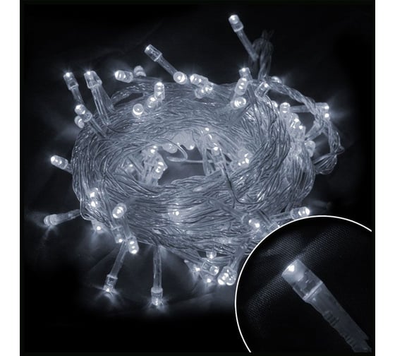 Светодиодная электрогирлянда Волшебная страна LED100-8-W 101566