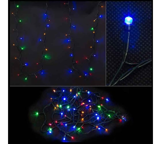 Светодиодная электрогирлянда Волшебная страна LED60-3-MC 101517