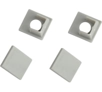 Набор заглушек ЭРА 50223 для профиля 5022, 4624, 5313(01) 3313, 3213, 5313(02) 2шт глухие, 2шт с отверстием Б0062806