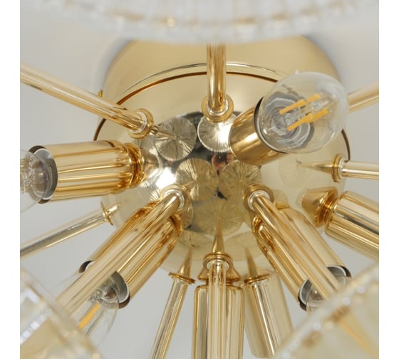 Светильник потолочный ElegantLight DZN- gold/золото 9137