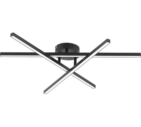 Люстра потолочная Citilux Стиг LED с пультом Чёрная CL203131