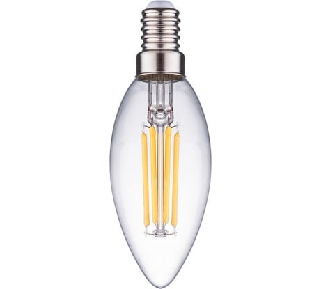 Нитевидная прозрачная свеча Фарлайт С35, 7 Вт, 4000 К, Е27 FAR000156