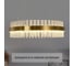 Люстра подвесная Балтийский светлячок золотая хрустальная LED LP-10013 3