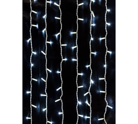 Светодиодная гирлянда TDM ELECTRIC Занавес, 2х3м, 600LED, 6500К, белый шнур SQ0361-0045