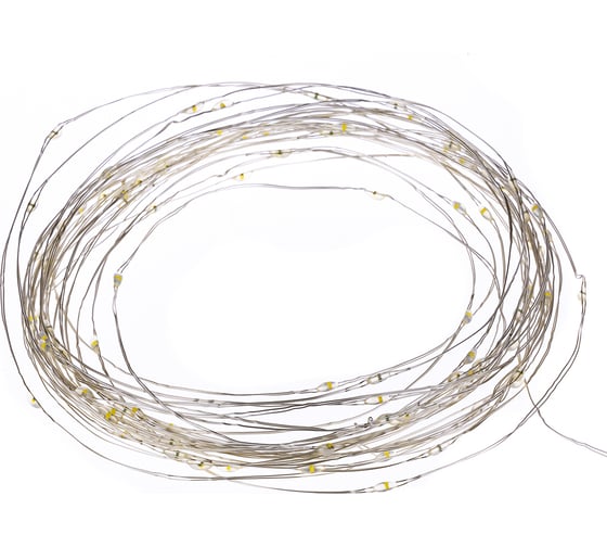Светодиодная гирлянда TDM Роса 100, 100 LED, 10м, 3000К, 250 В SQ0361-0057