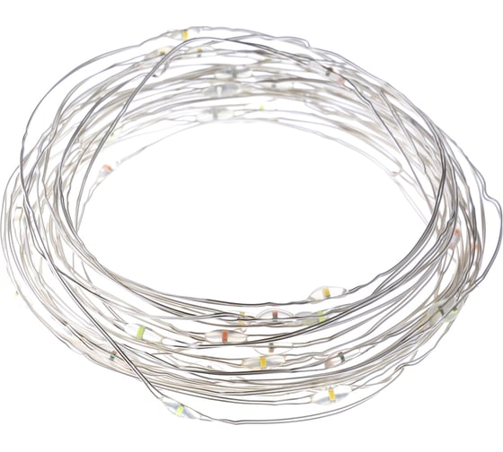 Светодиодная гирлянда TDM Роса 50, 50LED, 5м, многоцветная, 2хCR2032 SQ0361-0060