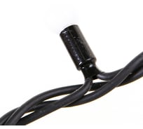 Светодиодная гирлянда TDM Шарики 100LED, 10м, многоцветная, каучук, черный, последовательное подключение, SQ0361-0065