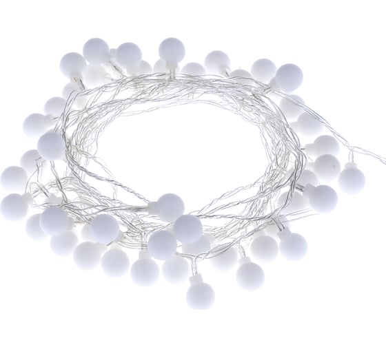 Светодиодная гирлянда TDM Шарики, 50 LED, 5м, 8 режимов, многоцветная, 250 В SQ0361-0046