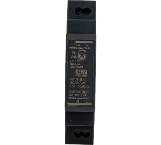 Источник питания Mean Well AC/DC HDR-15-5 12Вт Т02601690