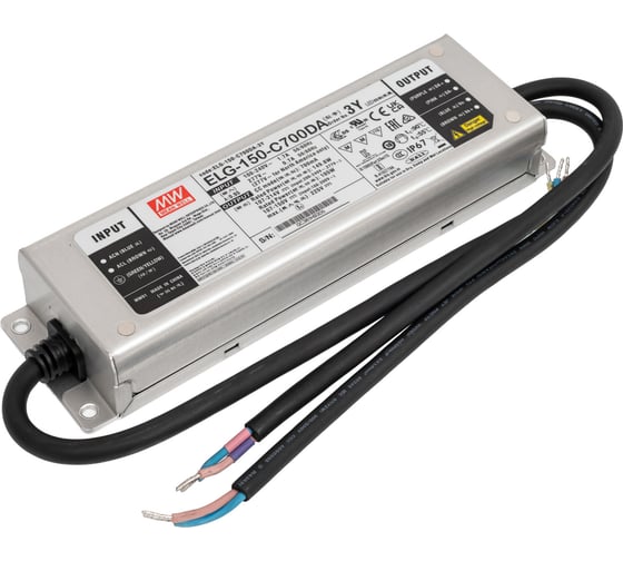LED-драйвер Mean Well ELG-150-C700DA-3Y AC-DC 149.8Вт Т02601683 1